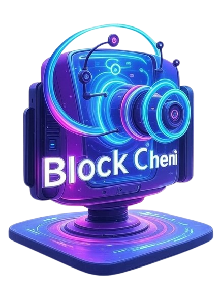 Blockchain technology illustration